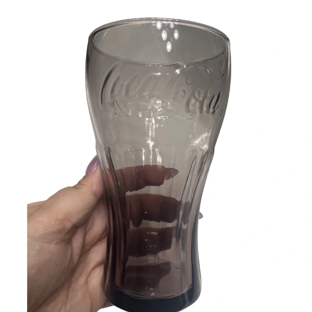 Vintage Libbey x McDonald’s Amethyst Coca-Cola Glass